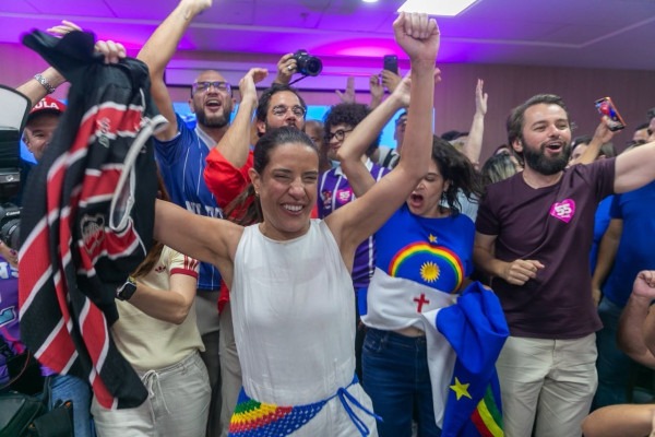 Raquel Lyra (PSD) foi reeleita governadora de Pernambuco