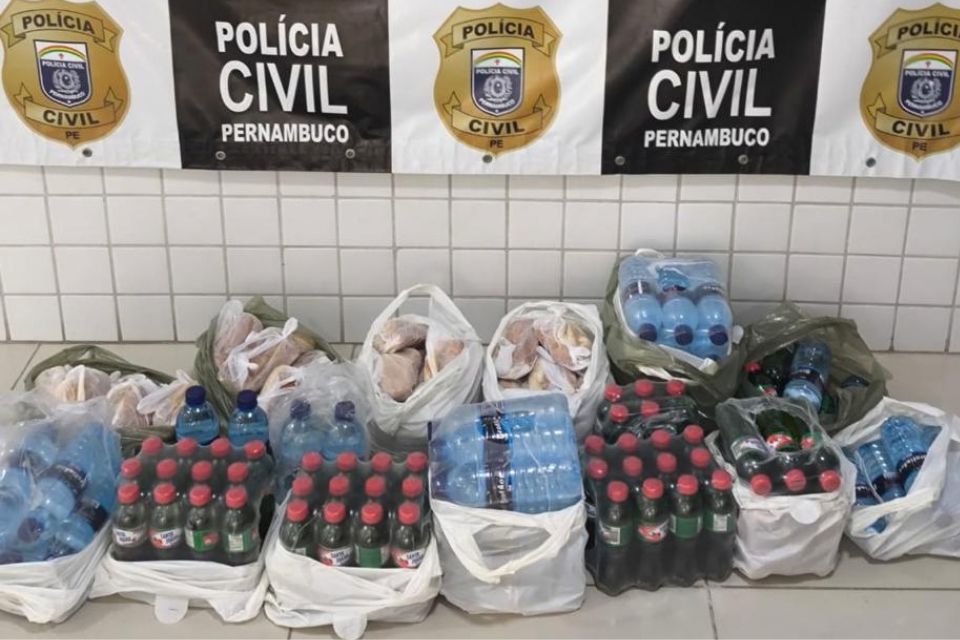 Material apreendido pela polícia/Foto: Divulgação/PCPE