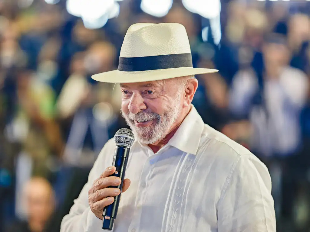Lula chega a hotel onde irá acompanhar apuração em São Paulo/Ricardo Stuckert / PR