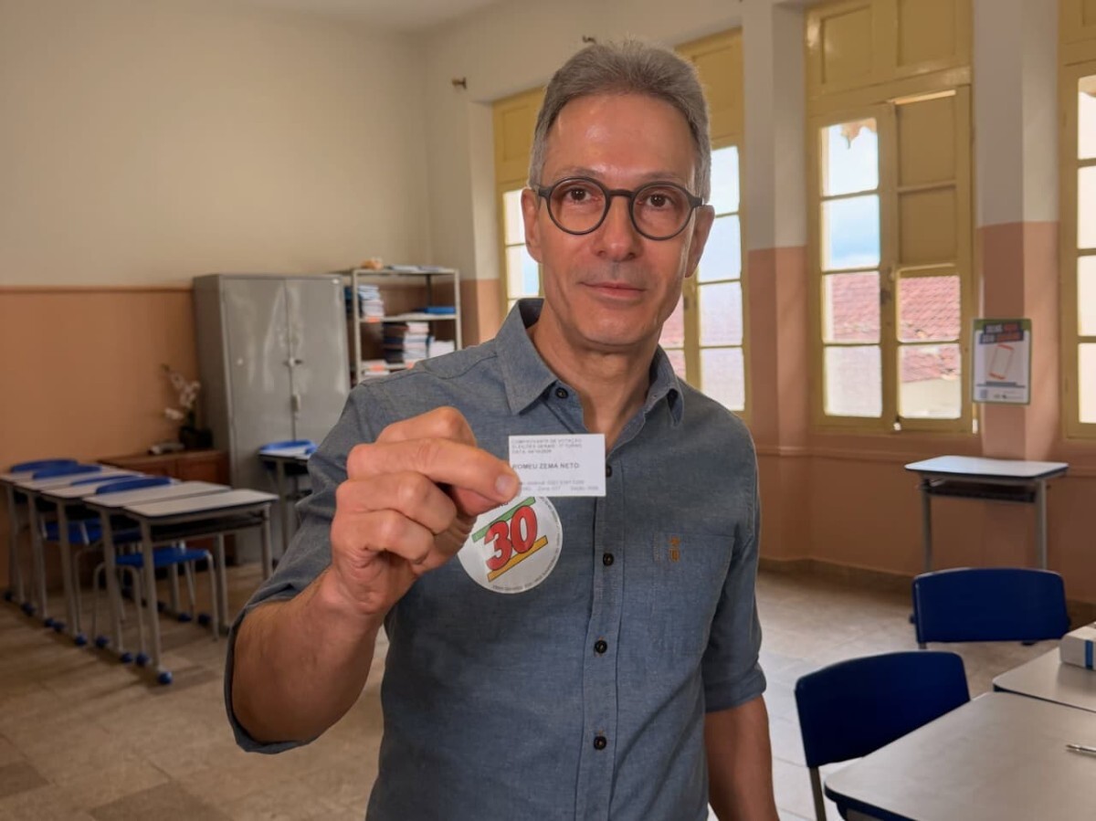 Zema declara apoio a Fl&aacute;vio no 2&ordm; turno e diz que Brasil n&atilde;o aguenta mais 4 anos de Lula - Reprodu&ccedil;&atilde;o/Internet