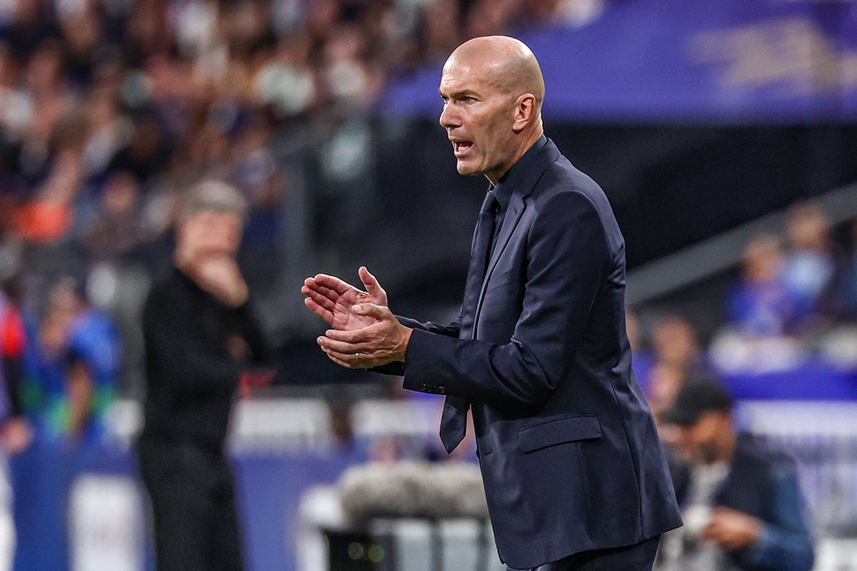 Zinedine Zidane, técnico da França/FRANCK FIFE/AFP