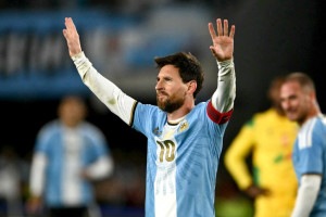  Messi marcou 126 gols em 208 partidas pela Argentina 
