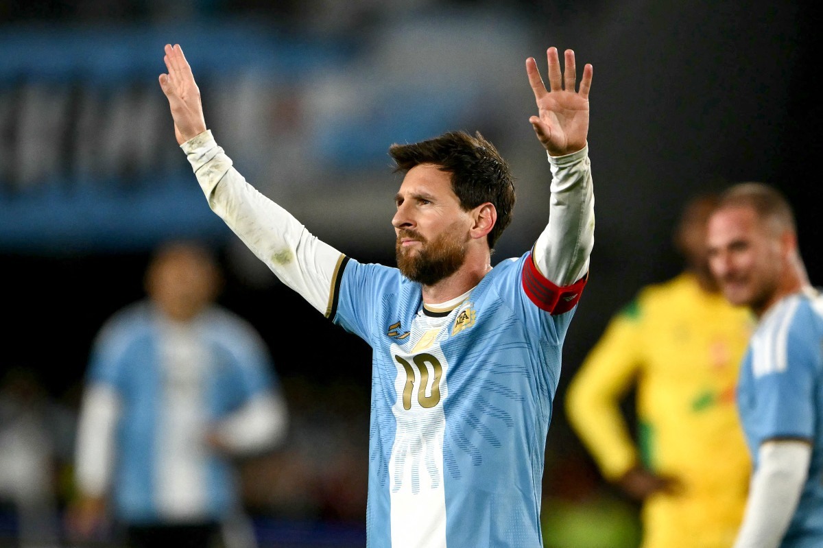  Messi marcou 126 gols em 208 partidas pela Argentina /Luis ROBAYO / AFP