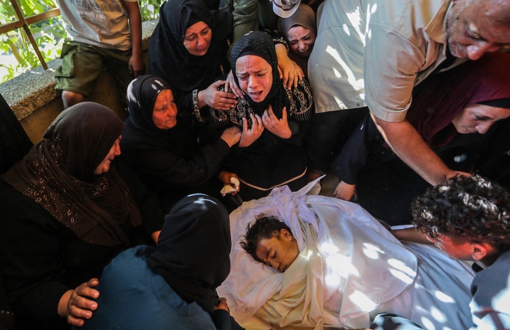 Em um ano, desde o anúncio do cessar-fogo por Israel, 1.431 palestinos foram mortos/ Anadolu via AFP