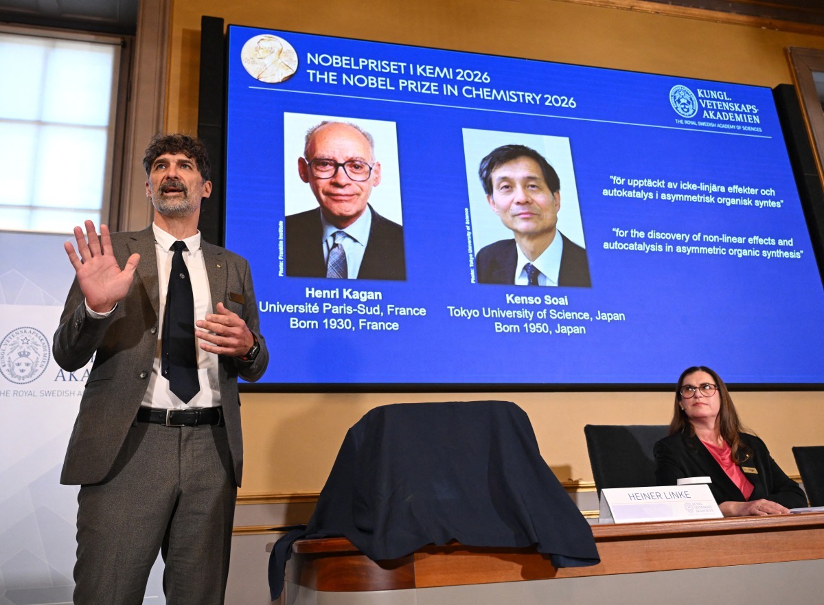 Nobel de Qu&iacute;mica premia processo que facilita fabrica&ccedil;&atilde;o de f&aacute;rmacos - JONATHAN NACKSTRAND/AFP