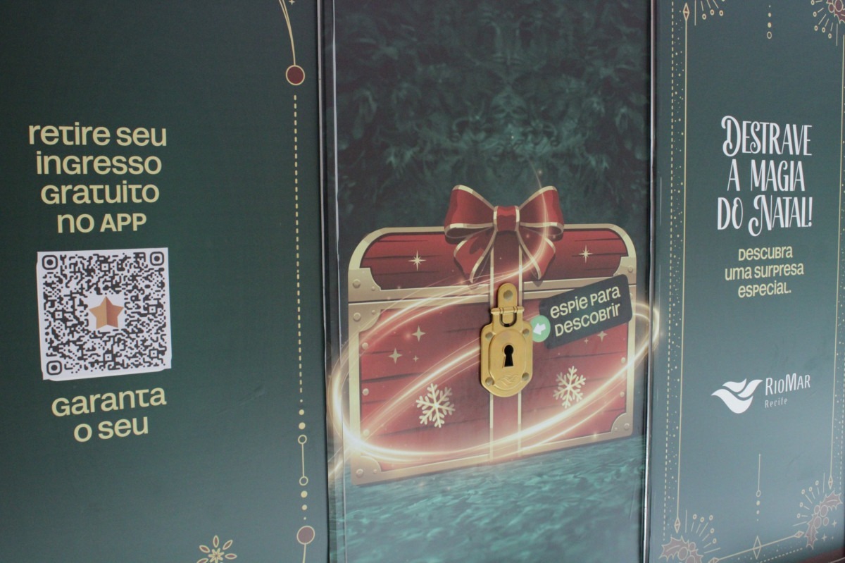 RioMar Recife abre inscri&ccedil;&otilde;es gratuitas para o Natal e estreia ativa&ccedil;&atilde;o natalina - Foto: Divulga&ccedil;&atilde;o/Rio Mar