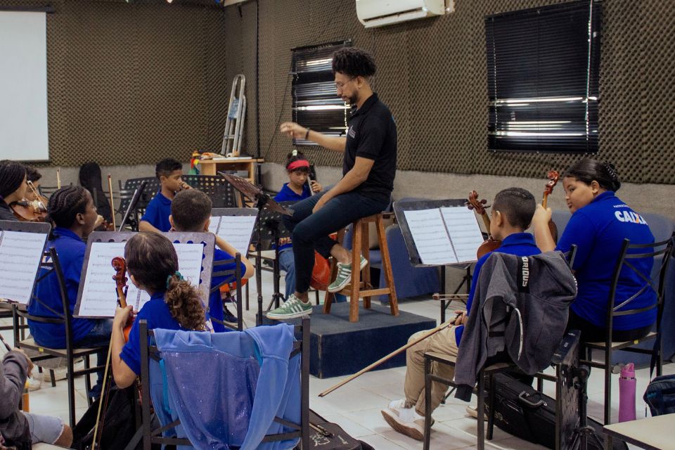 Dia das Crianças é celebrado com o primeiro concerto oficial da Orquestra Sinfônica Infantil no Recife/Victória Brito/Ascom OCC