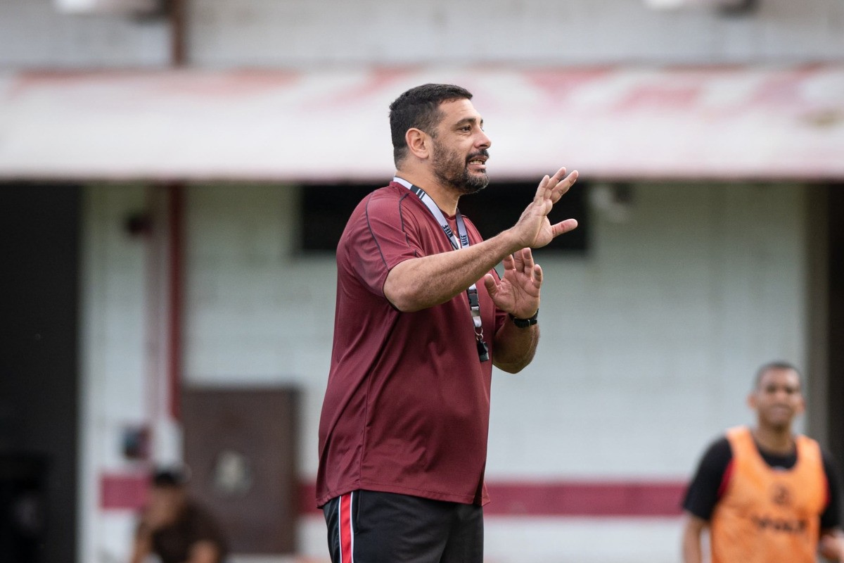 Diego Souza, técnico do Joinville /Luiz Vieira/JEC