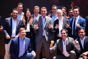 Encontro do candidato &agrave; presid&ecirc;ncia Fl&aacute;vio Bolsonaro (PL) com lideran&ccedil;as partid&aacute;rias 