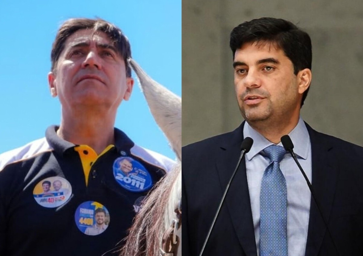Deputado Kaio Mani&ccedil;oba e prefeito de Itacuruba trocam xingamentos em v&iacute;deos que circulam nas redes - Fotos: Reprodu&ccedil;&atilde;o e Arthur Marrocos/Divulga&ccedil;&atilde;o