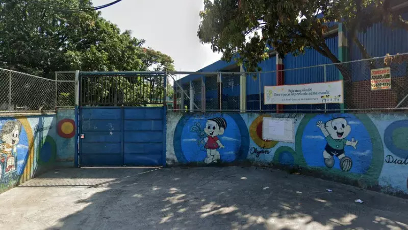 Ao menos 10 alunos passam mal ap&oacute;s comer bolo em escola preparado por m&atilde;e de aluno em S&atilde;o Paulo - Reprodu&ccedil;&atilde;o/Google Street View