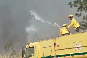 Dezenas de bombeiros atuaram na opera&ccedil;&atilde;o de combate ao inc&ecirc;ndio que durou mais de duas horas