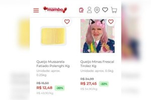 An&uacute;ncios com imagem montada de Lula apareceram na manh&atilde; desta sexta-feira (9), no site da rede Mambo de Supermercados