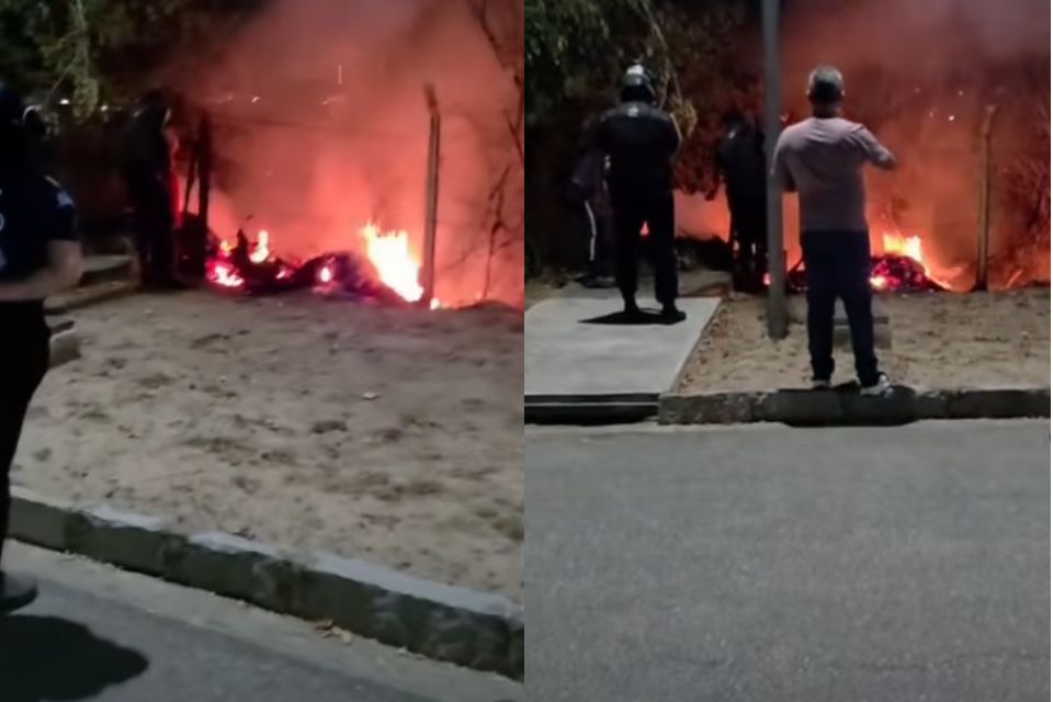 Na noite desta quinta-feira (8), um incêndio foi identificado no Centro Acadêmico do Agreste (CAA) da Universidade Federal de Pernambuco, em Caruaru./Reprodução/Instagram