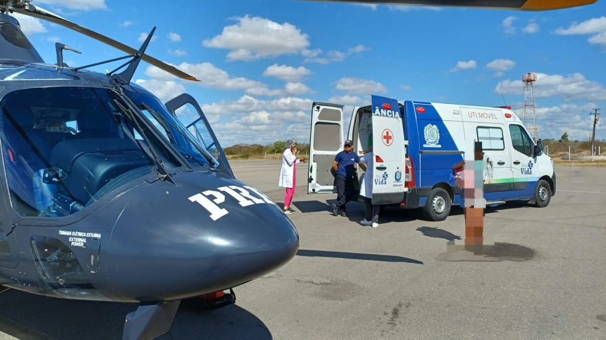 Bebê com insuficiência respiratória é transportado de helicóptero de Garanhuns ao Recife
/Ascom/PRF