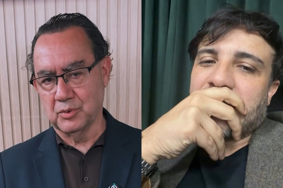 Augusto Cury (Avante) e Renan Santos (Missão), respectivamente, em depoimentos publicados nas suas redes sociais./Fotos: Reprodução/Redes Sociais