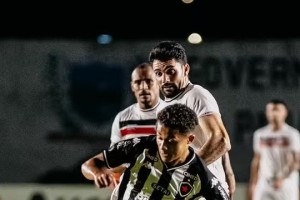 Santa Cruz foi derrotado pelo Botafogo-PB 