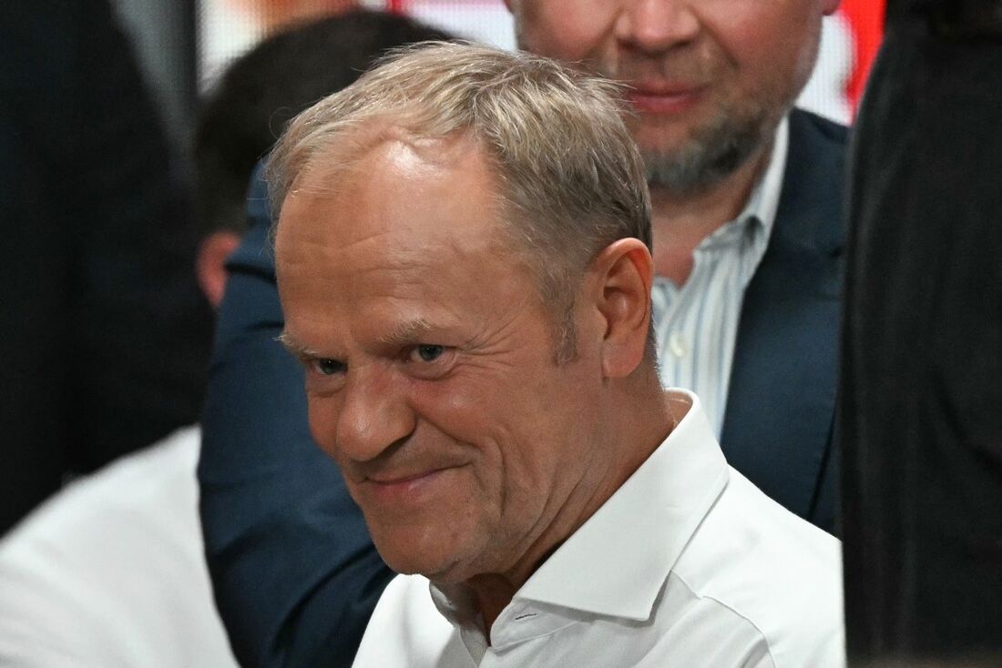 Primeiro-ministro polonês, Donald Tusk
/Sergei Gapon/AFP