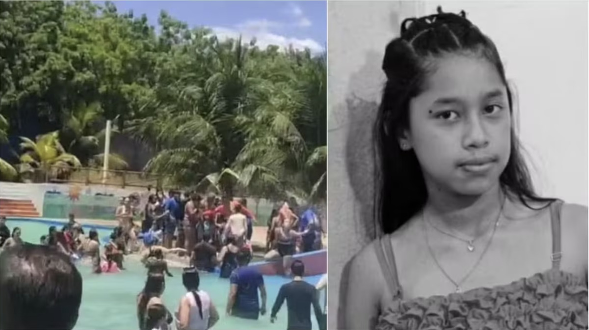 A garota Isis Maria Medeiros da Silva chegou a ser socorrida pela equipe do parque, mas não resistiu./Reprodução/Redes Sociais