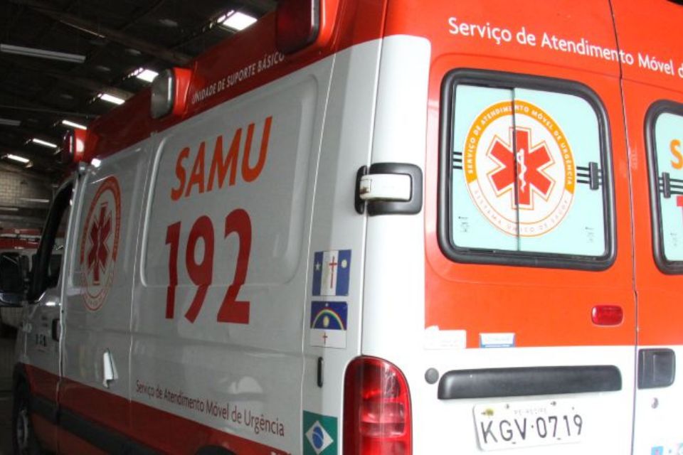 Samu auxiliou no socorro às vítimas da ocorrência/Arquivo/DP