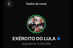 Canal de WhatsApp "Ex&eacute;rcito do Lula"