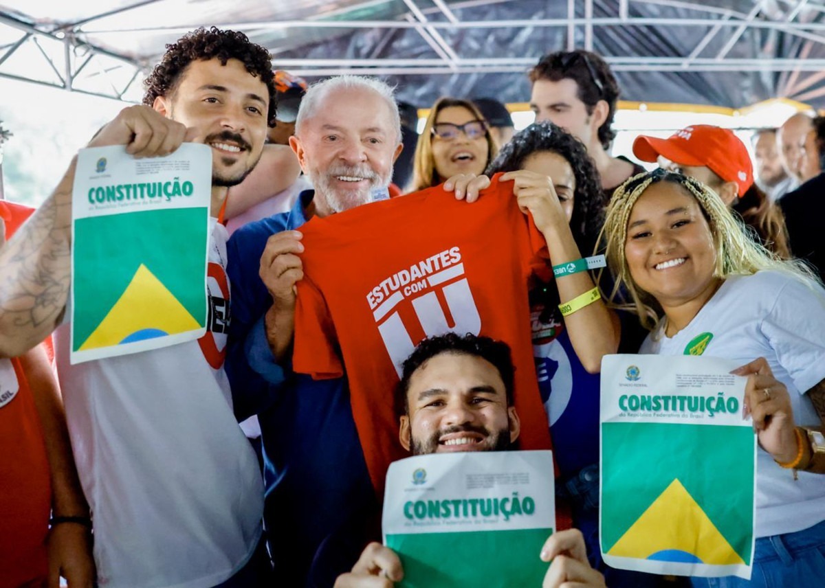 Lula promete P&eacute;-de-Meia Universit&aacute;rio em um poss&iacute;vel novo governo - Ricardo Stuckert/PT