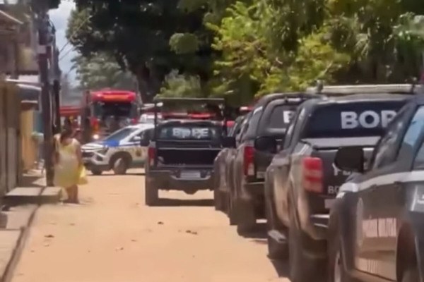 Homem abre botijão de gás, faz ameaças e mobiliza Bope em Jaboatão