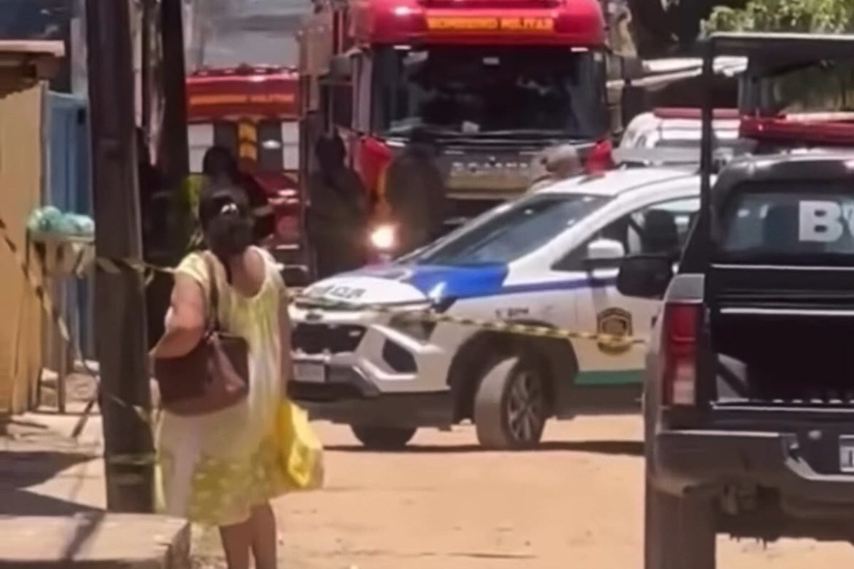 Homem se entrega ap&oacute;s amea&ccedil;ar explodir a pr&oacute;pria casa com botij&atilde;o de g&aacute;s em Prazeres - Foto: Instagram/ Reprodu&ccedil;&atilde;o