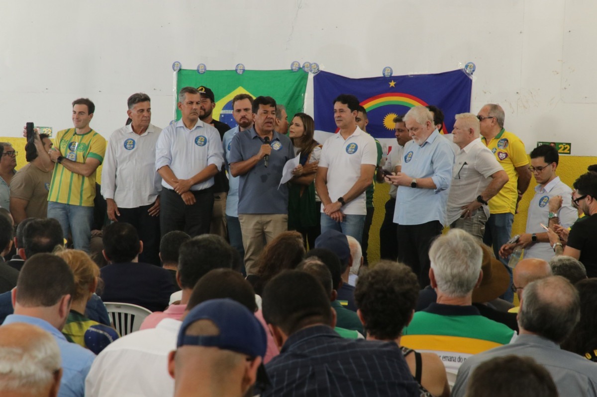 Evento reuniu lideranças políticas da direita e apoiadores do presidenciável Flávio Bolsonaro (PL) (Maurício Ferry/DP Foto)
