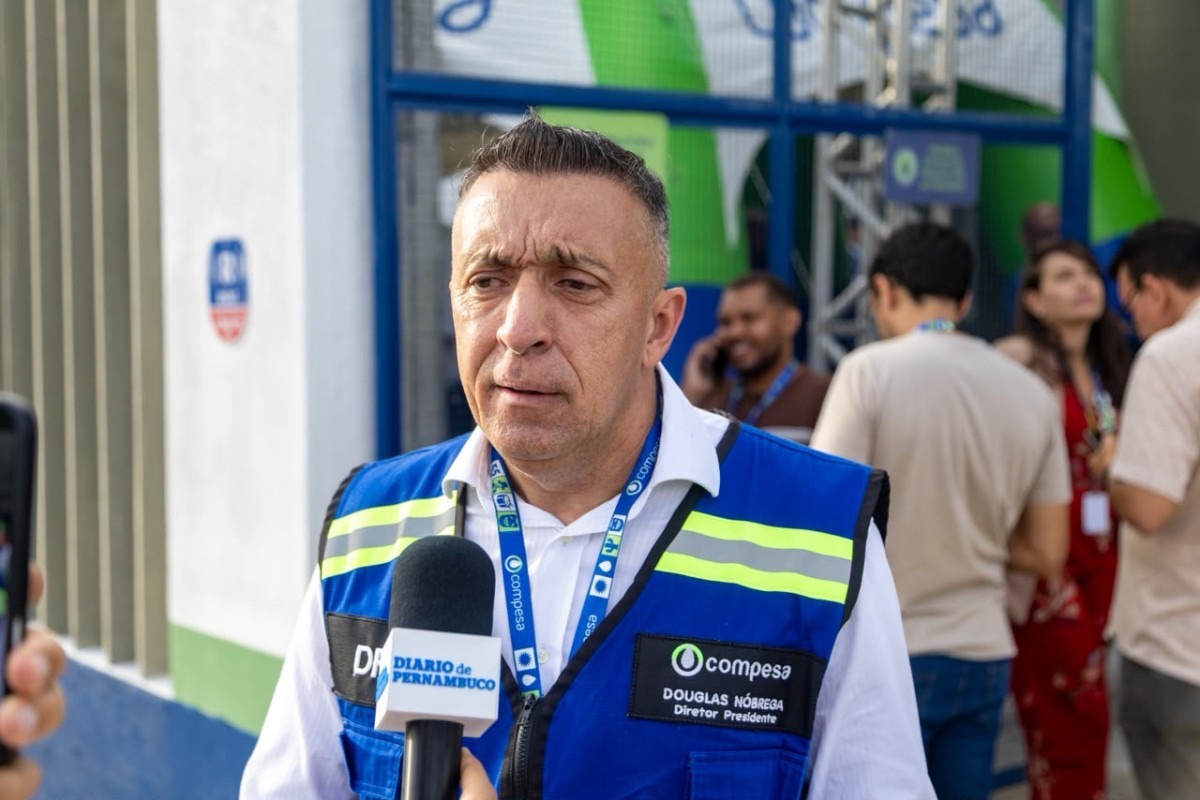 Douglas Nóbrega, diretor-presidente da Compesa (Foto: Karol Rodrigues/DP Foto)