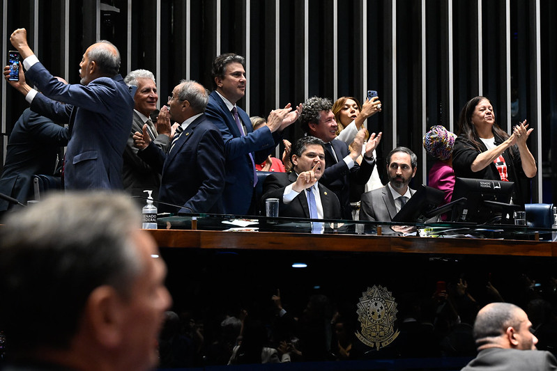 Alcolumbre a Camilo Santana sobre PEC 6x1: N&atilde;o falei que ia dar certo? - Carlos Moura/Ag&ecirc;ncia Senado