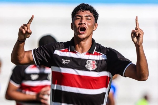 Santa Cruz vence jogo de ida nas oitavas de final da Copa do Brasil Sub-20
