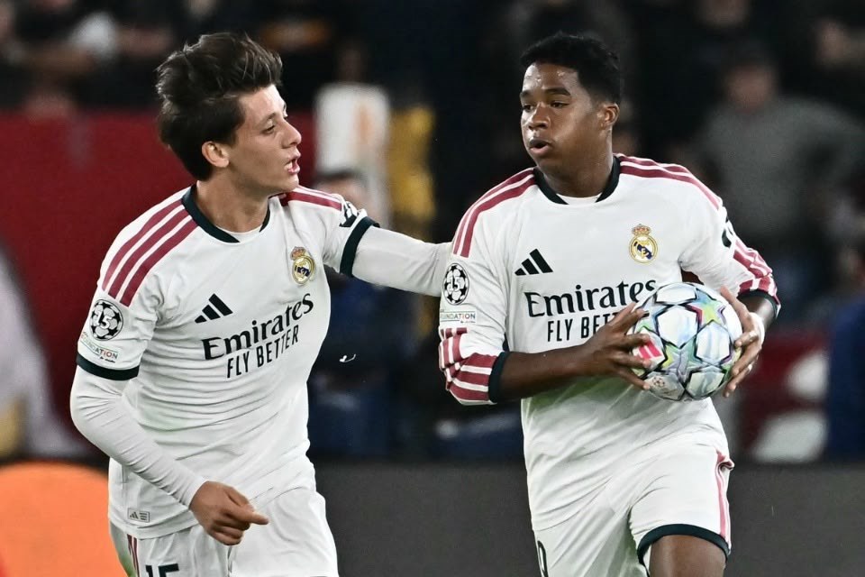 Endrick, atacante do Real Madrid/FILIPPO MONTEFORTE / AFP