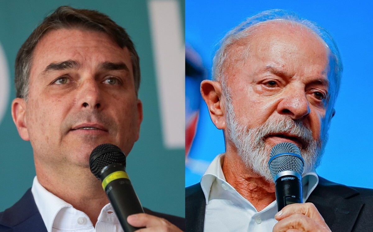 Flávio Bolsonaro e Lula/Raul Spinassé e Ricardo Stuckert