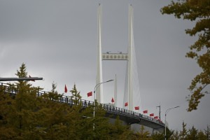 Nova ponte transfronteiri&ccedil;a que liga a China e a Coreia do Norte