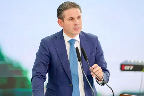 O presidente da Câmara, Hugo Motta (Rep-PB)