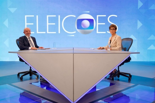 Lula em sabatina na TV Globo