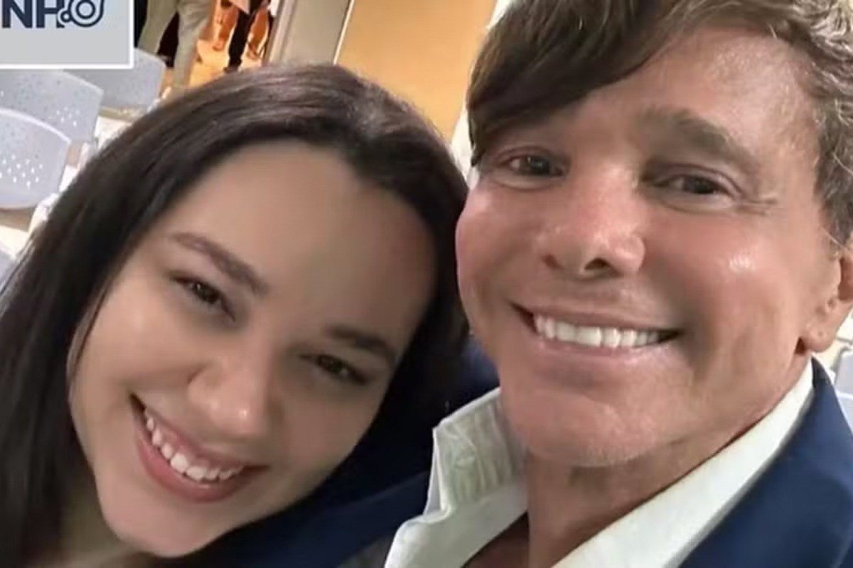 Netinho ao lado de sua filha, Bruna Trindade/Reprodução / Redes sociais