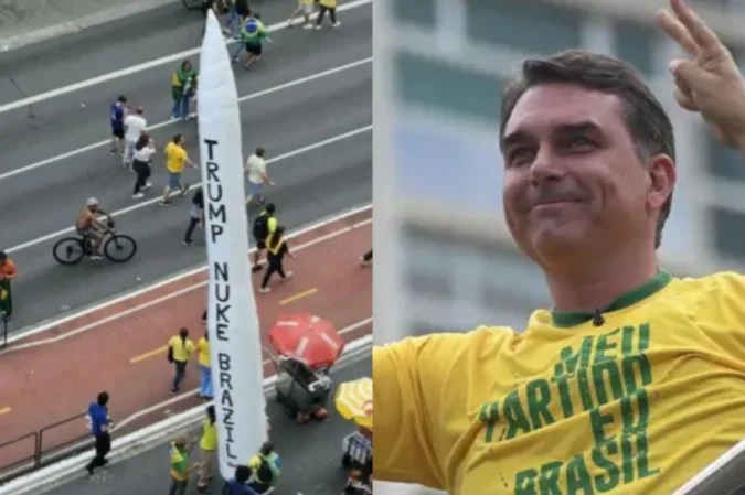O objeto trazia a frase 