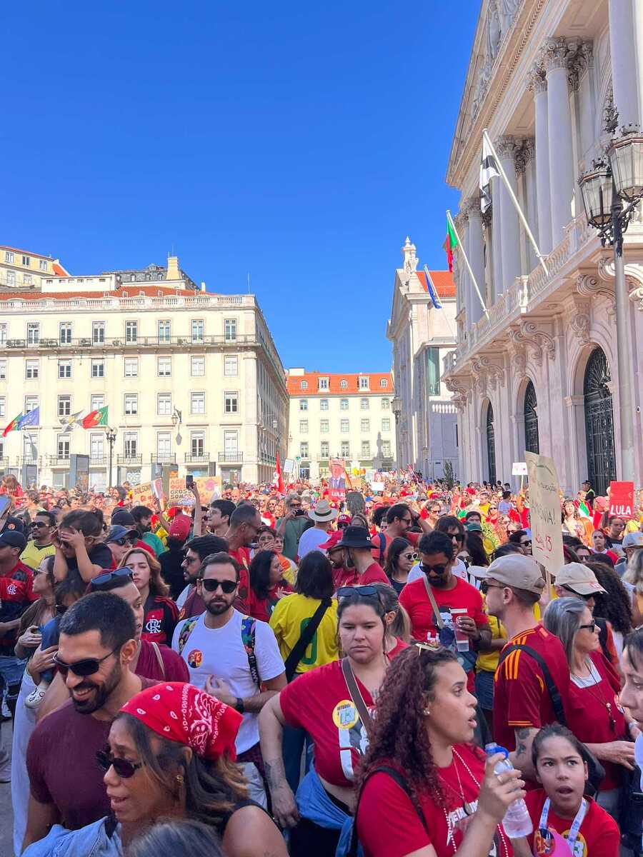  Participantes seguiram até a Ribeira das Naus (Priscilla Aguiar)