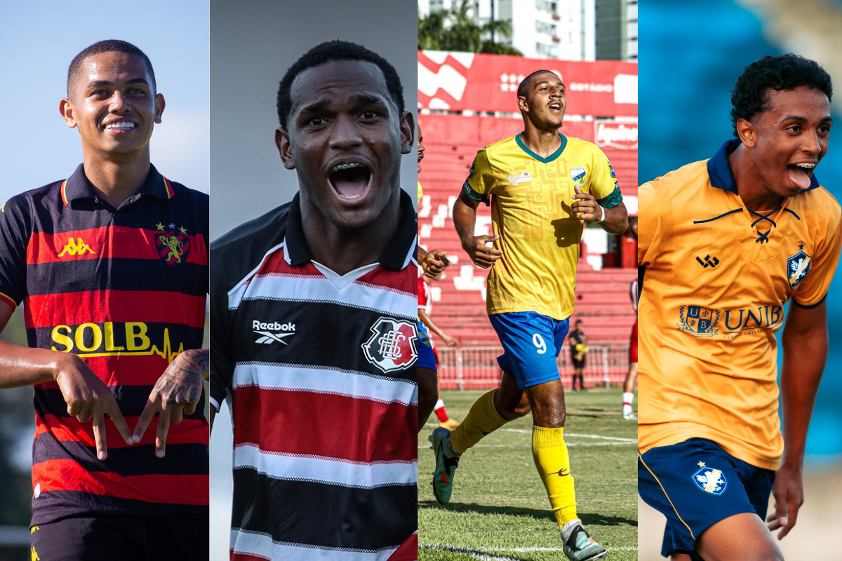 Pernambucano Sub-20: Ipojuca elimina N&aacute;utico e se junta a Santa Cruz, Sport e Retr&ocirc; nas semifinais - Igor Cysneiro/SCR | Reprodu&ccedil;&atilde;o/SCFC | Fagner Soares | Savyo Miguel/FPF