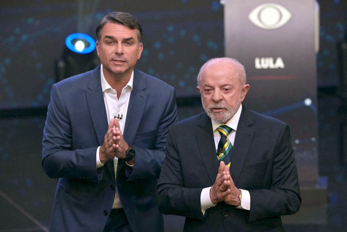 Quaest divulga primeira pesquisa ap&oacute;s debate entre Fl&aacute;vio e Lula nesta quarta (21) - NELSON ALMEIDA / AFP