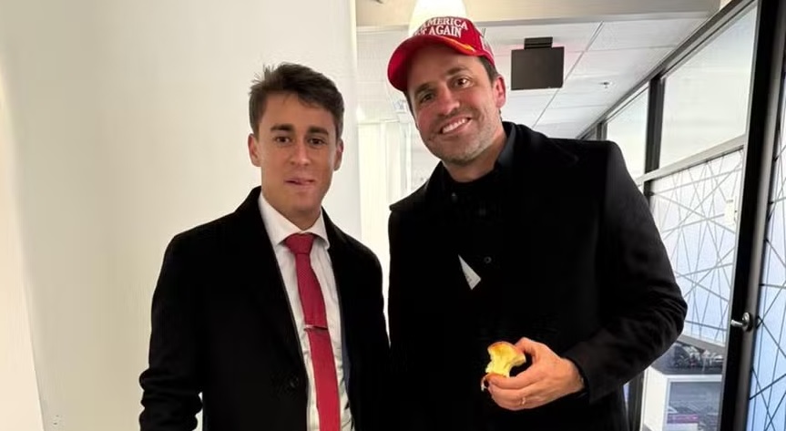 O deputado federal Nikolas Ferreira e o influencer Pablo Marçal/Reprodução/Redes Sociais