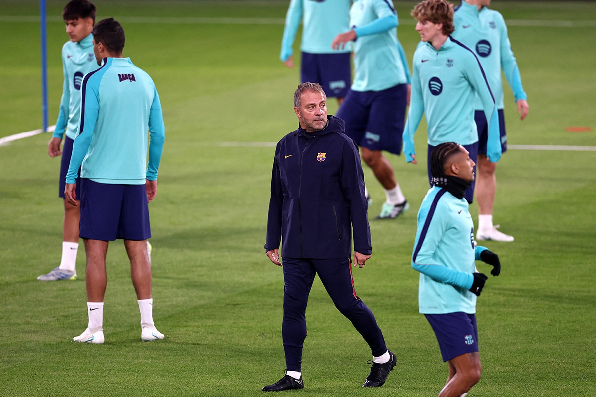 Hans Flick, técnico do Barcelona/FRANCK FIFE/AFP