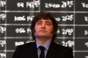O presidente da Argentina, Javier Milei