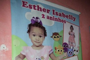 Esther Izabelly Pereira da Silva foi morta aos 4 anos de idade de forma brutal
