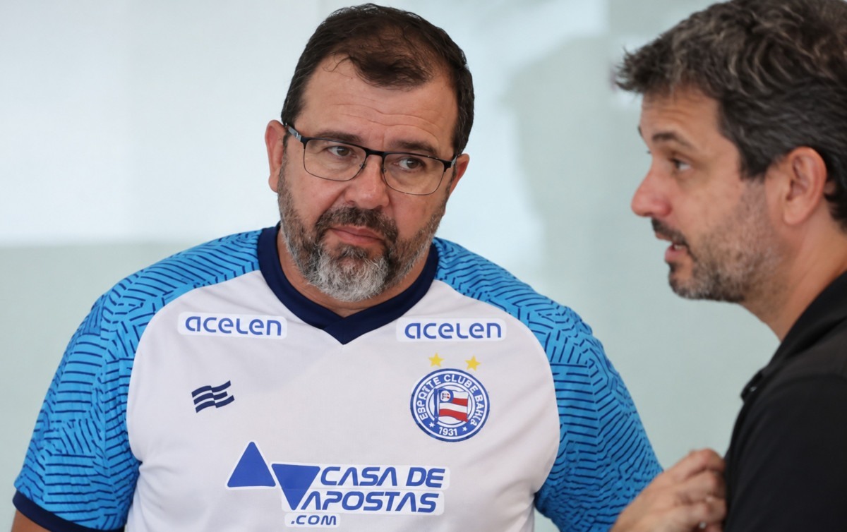 Santa Cruz: veja t&eacute;cnicos que j&aacute; trabalharam com Eduardo Freeland e podem entrar no radar para 2027 -  Felipe Oliveira/EC Bahia 