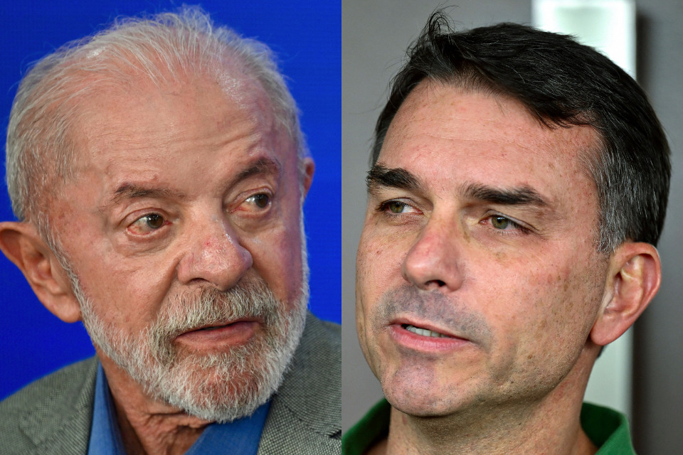 Lula e Fl&aacute;vio chegam ao debate "em cima do fio da navalha" - EVARISTO SA / AFP