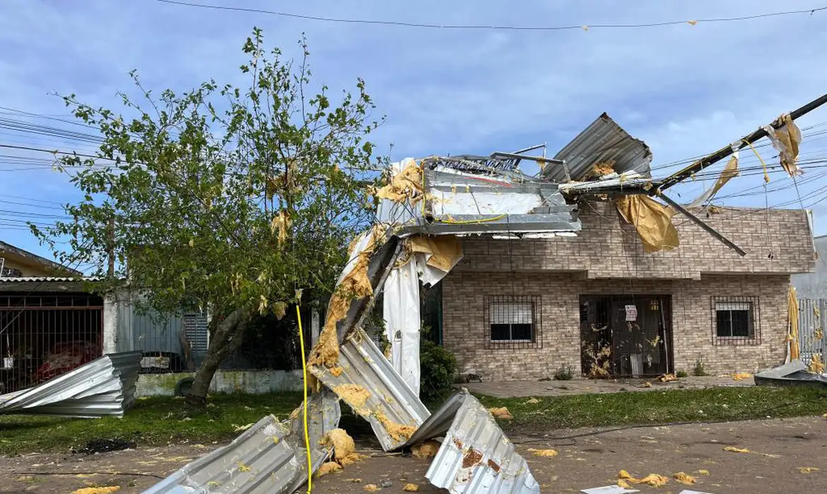 Temporais em Santa Catarina e Rio Grande do Sul afetam 4,8 mil casas no mês de setembro/PREF. RS/ DIVULGAÇÃO