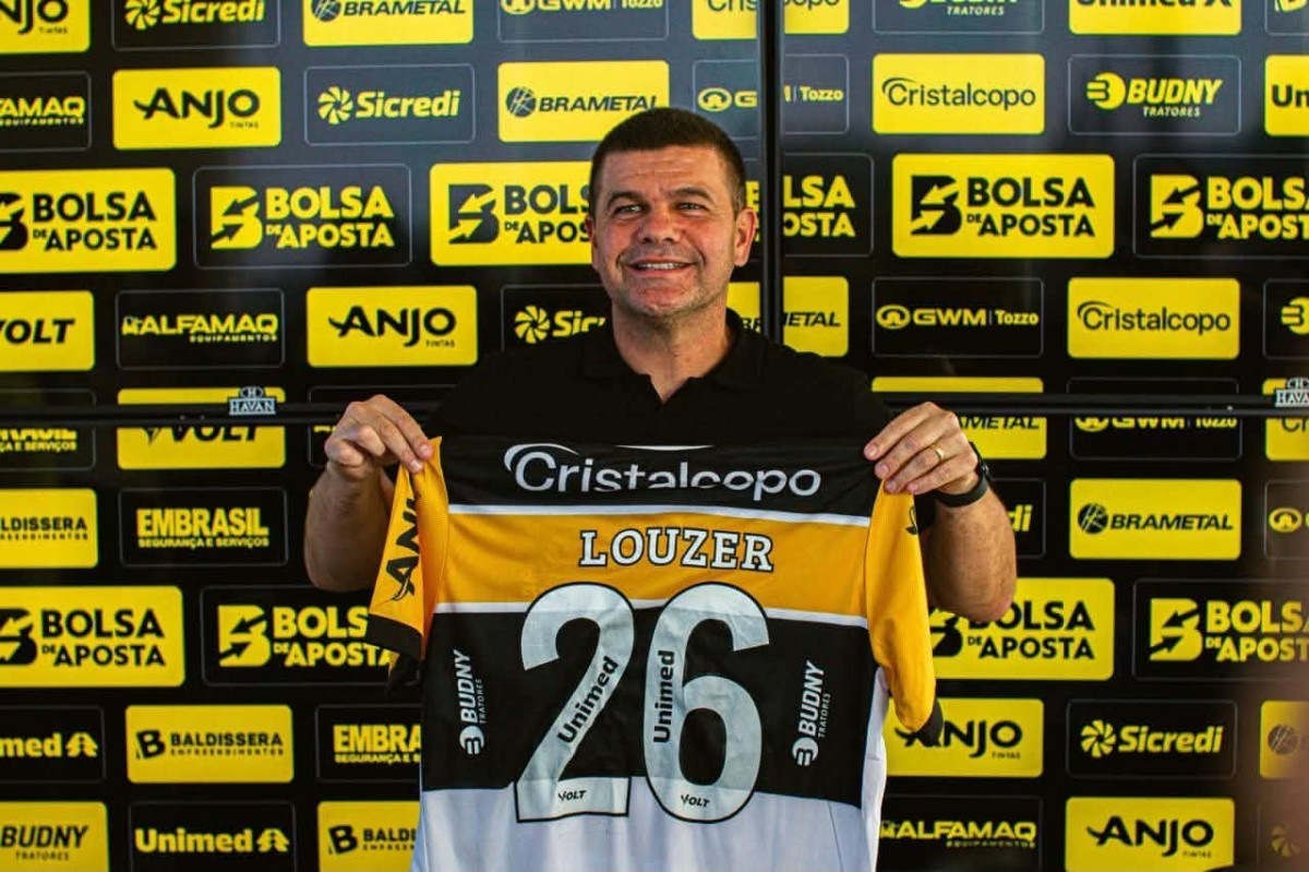Umberto Louzer, técnico do Criciúma /Lucca Vieira/Criciúma E.C.